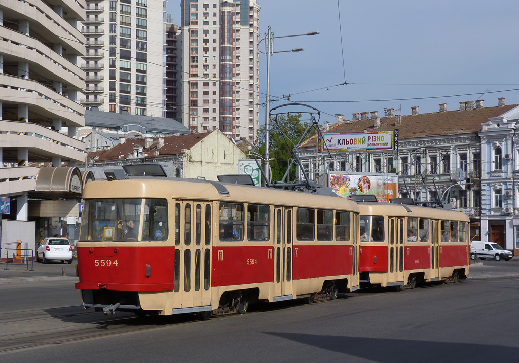 Киев, Tatra T3SU № 5594