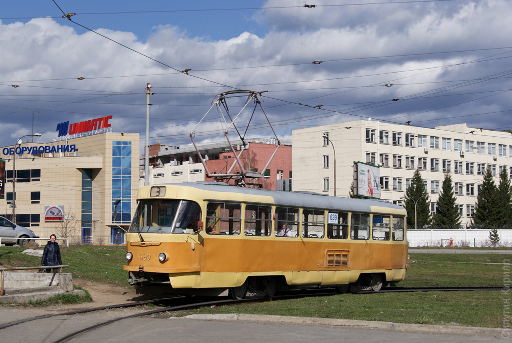 Екатеринбург, Tatra T3SU (двухдверная) № 639