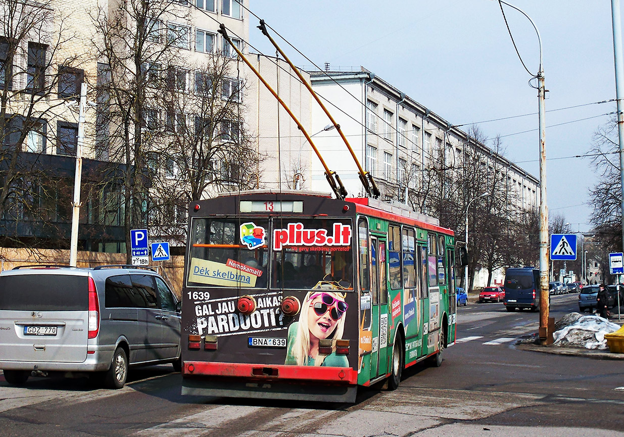 Вильнюс, Škoda 14Tr13/6 № 1639