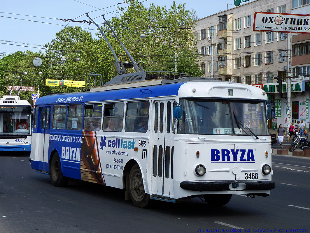 Крымскі тралейбус, Škoda 9Tr18 № 3468