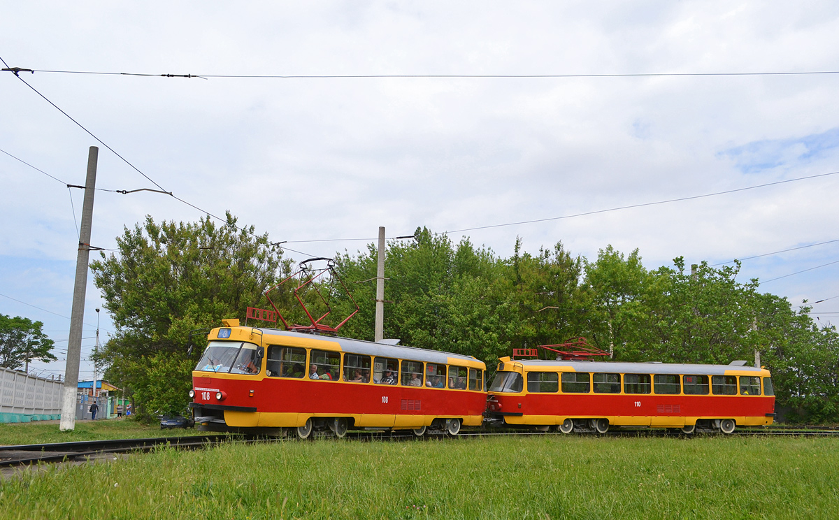 Краснодар, Tatra T3SU № 108; Краснодар, Tatra T3SU № 110