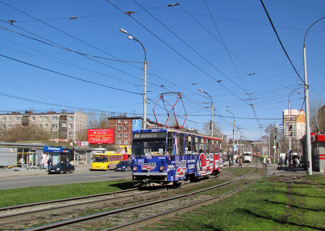 Екатеринбург, Tatra T6B5SU № 362