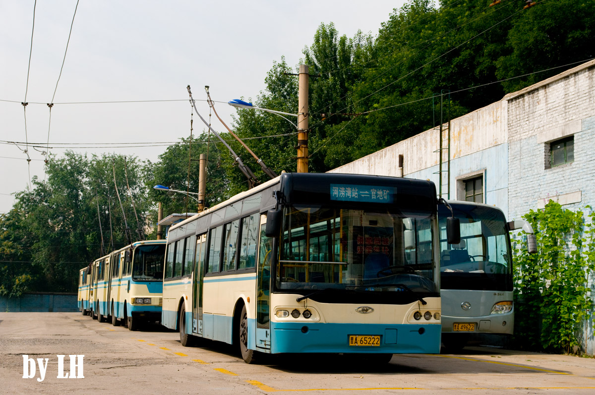 Taiyuan, Yangzijiang WGD66U — 晋A 65222; Taiyuan — Guandi trolleybus depot