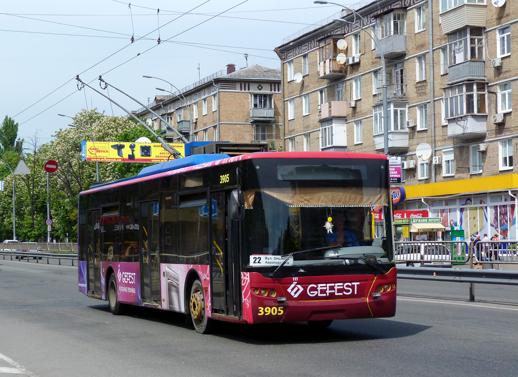 Киев, ЛАЗ E183D1 № 3905