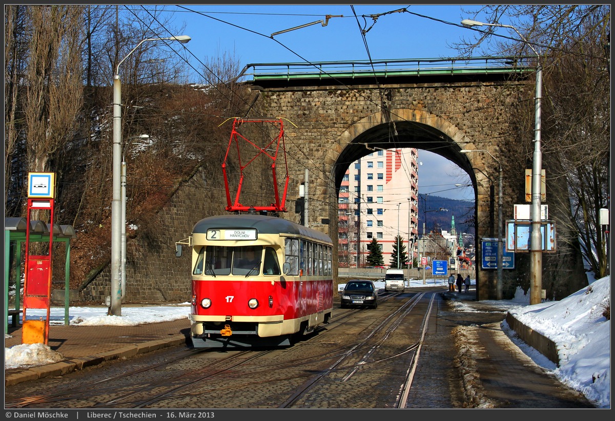 Либерец ― Яблонец-над-Нисой, Tatra T2R № 17