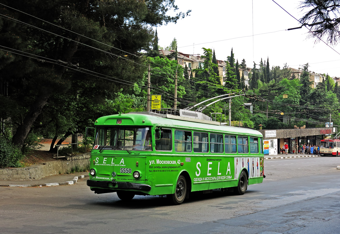 Крымский троллейбус, Škoda 9Tr21 № 5550