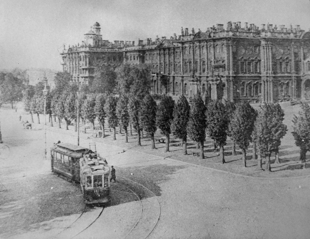 Санкт-Петербург — Исторические фотографии трамвайных вагонов