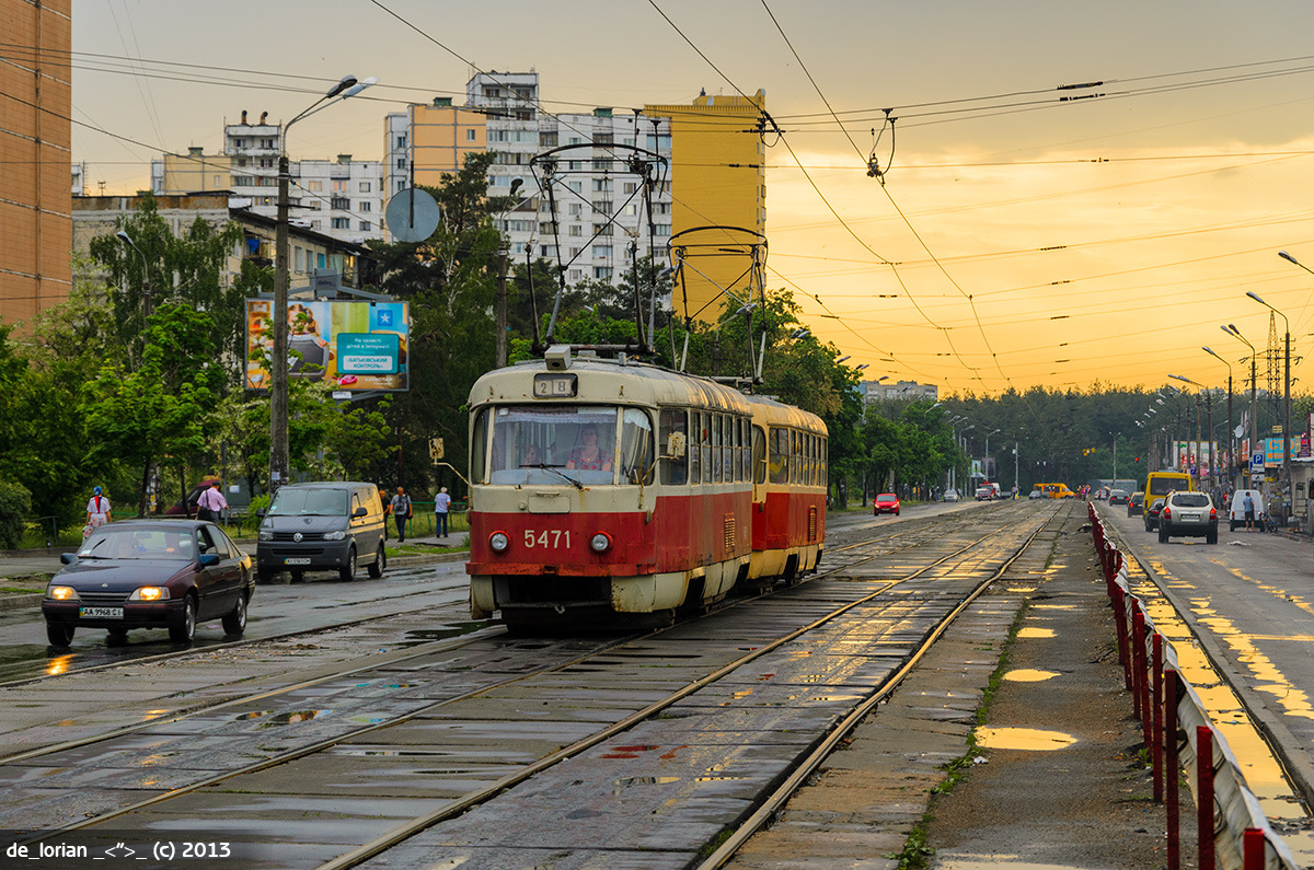 Киев, Tatra T3SU № 5471