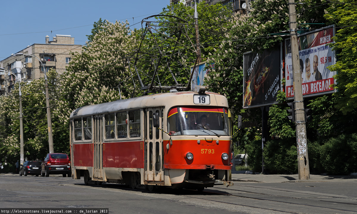 Киев, Tatra T3SU № 5793 Киев, Tatra T3SU № 5793