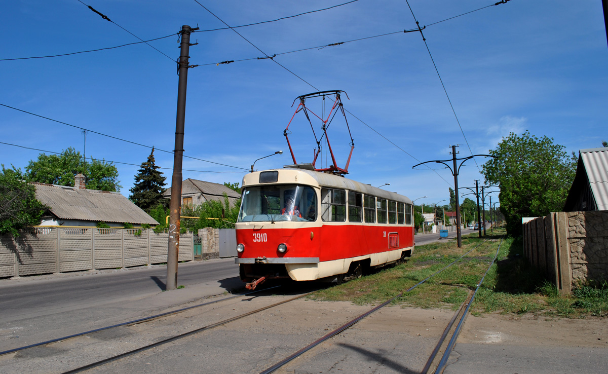 Donezk, Tatra T3SU (2-door) Nr. 3910