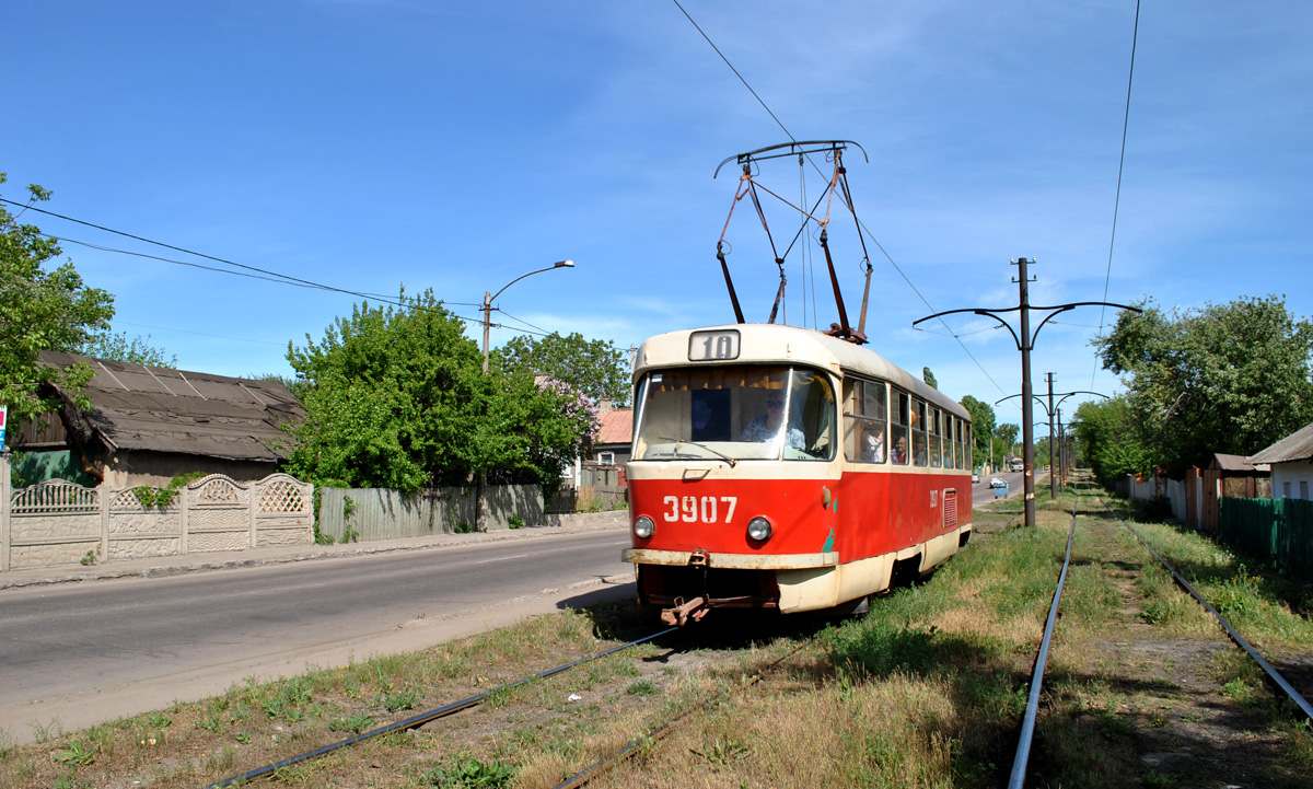 Donetsk, Tatra T3SU (2-door) # 3907