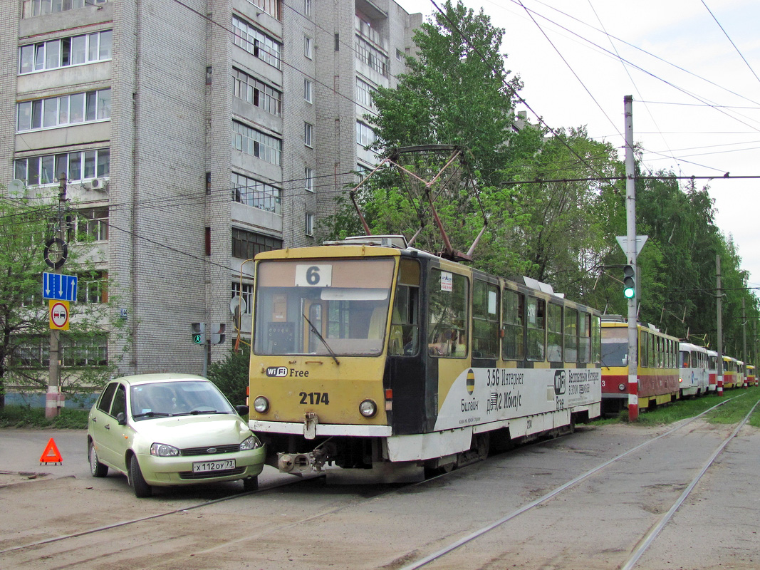 Ульяновск, Tatra T6B5SU № 2174