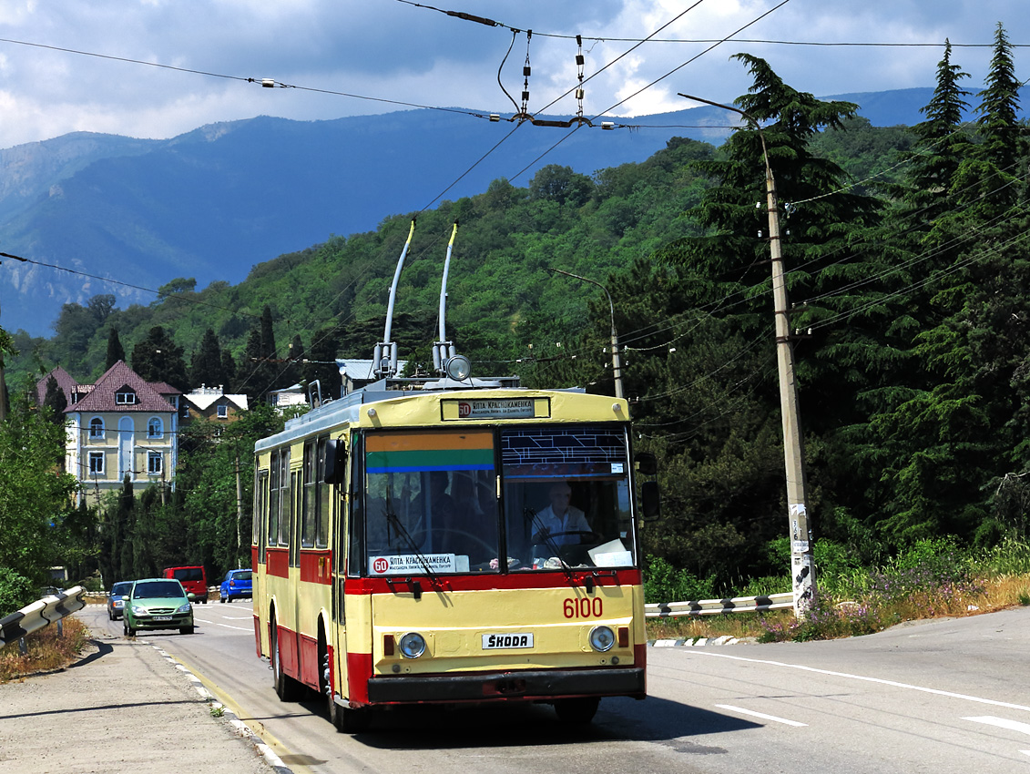 Крымский троллейбус, Škoda 14Tr89/6 № 6100