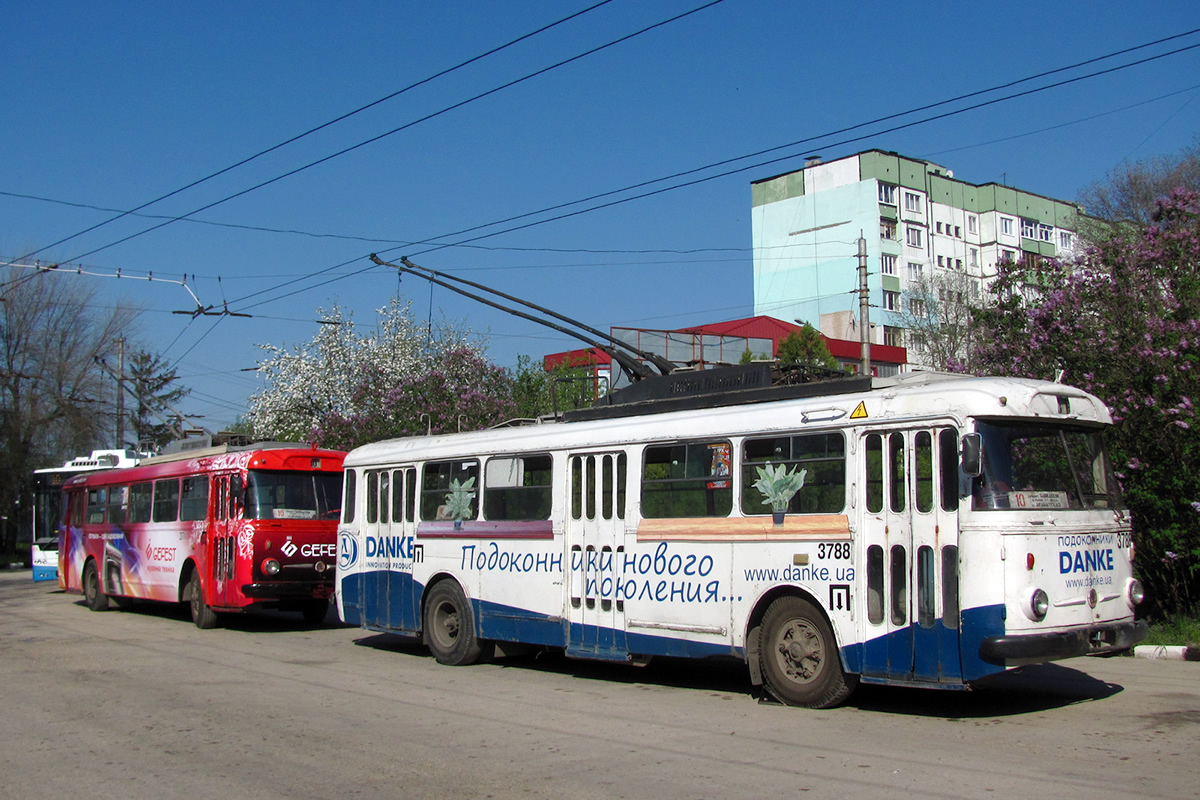 Крымский троллейбус, Škoda 9TrH29 № 3788