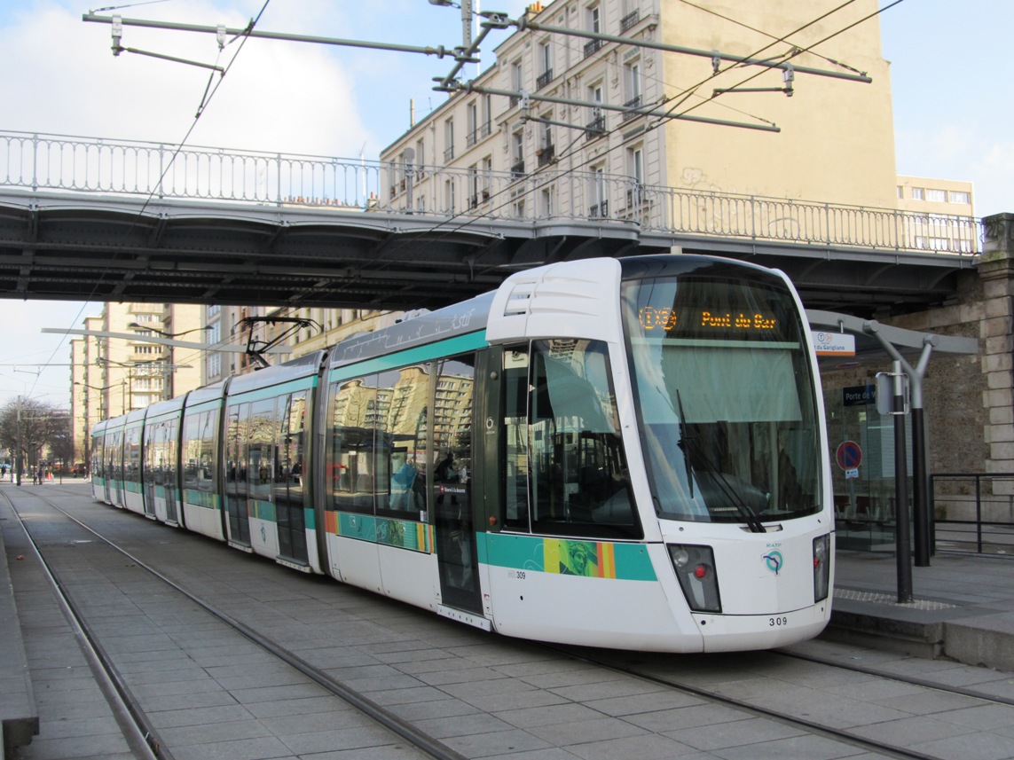 Париж -  Версаль -  Ивелин, Alstom Citadis 402 № 309