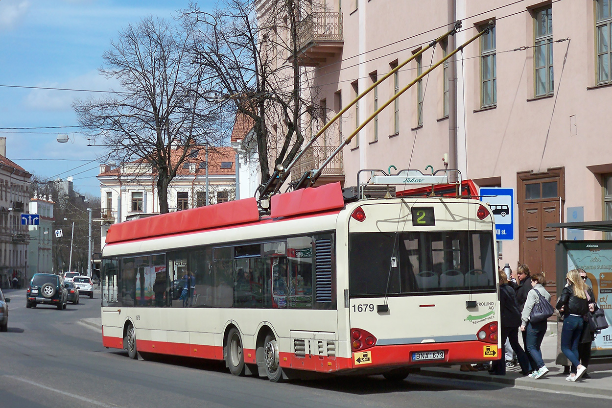 Вильнюс, Solaris Trollino II 15 AC № 1679