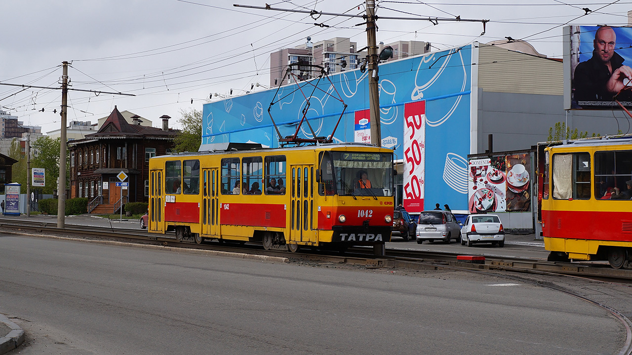 Барнаул, Tatra T6B5SU № 1042