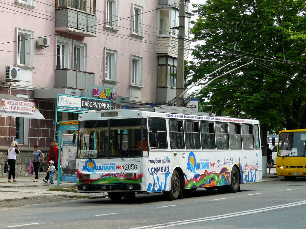 Крымский троллейбус, Škoda 14Tr02/6 № 2050