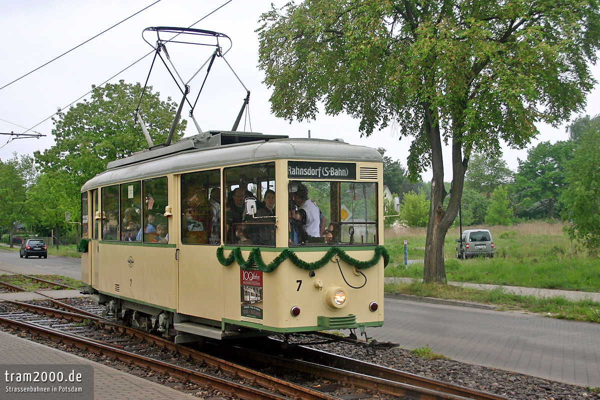 Вольтерсдорф, Uerdingen KSW моторный № 7; Вольтерсдорф — Юбилей: 100 лет Вольтерсдорфскому трамваю (18./19.05.2013)
