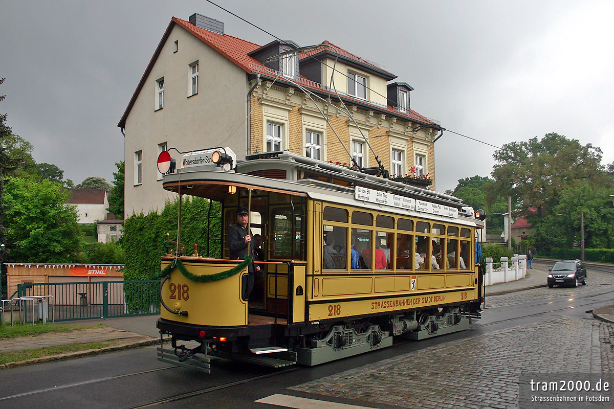 Вольтерсдорф, Falkenried TDS 08/24 № 218; Вольтерсдорф — Юбилей: 100 лет Вольтерсдорфскому трамваю (18./19.05.2013)