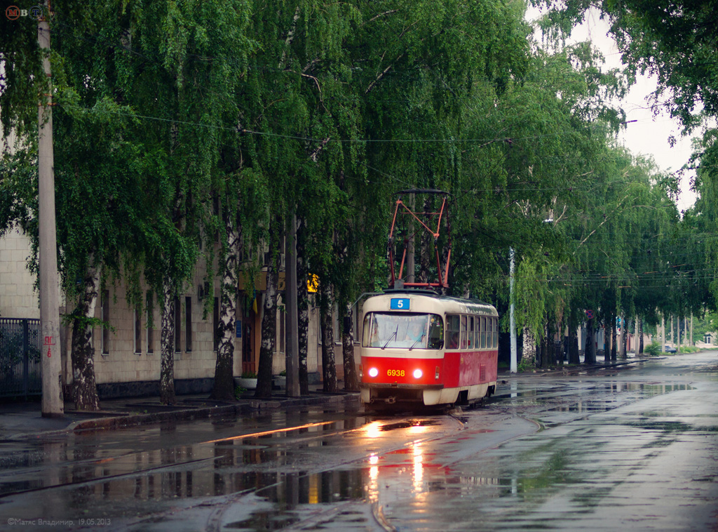 Харьков, Tatra T3 № 6938