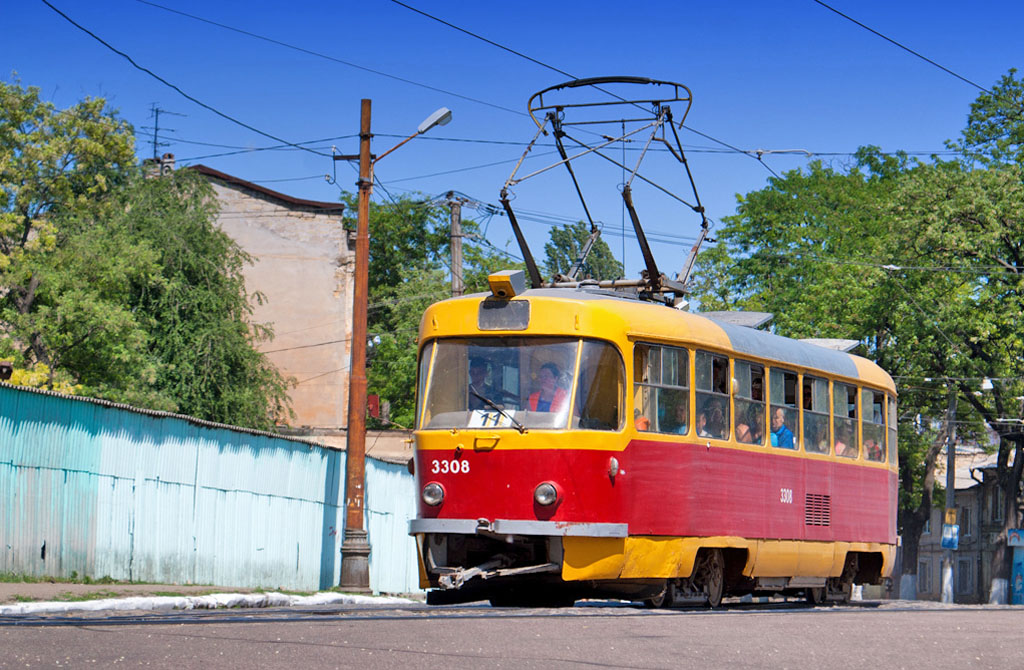 Одесса, Tatra T3SU № 3308
