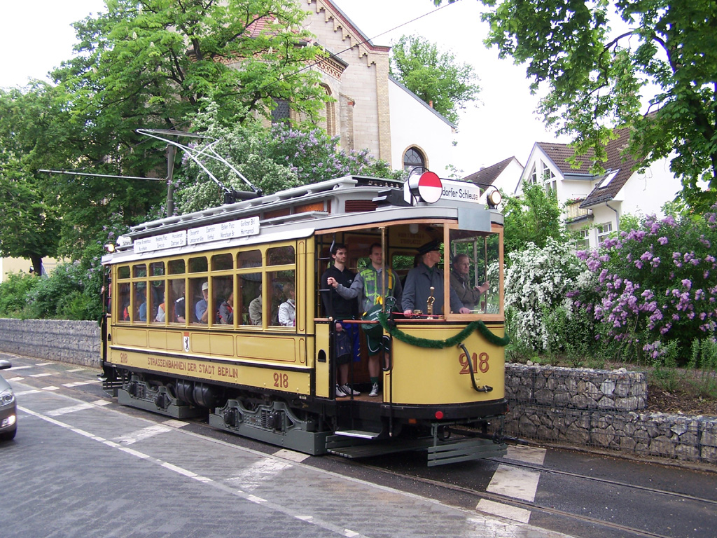 Вольтерсдорф, Falkenried TDS 08/24 № 218; Вольтерсдорф — Юбилей: 100 лет Вольтерсдорфскому трамваю (18./19.05.2013)