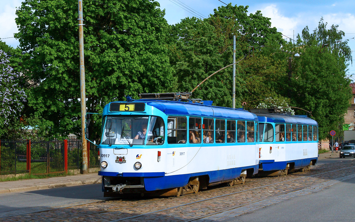 Рига, Tatra T3A № 30917
