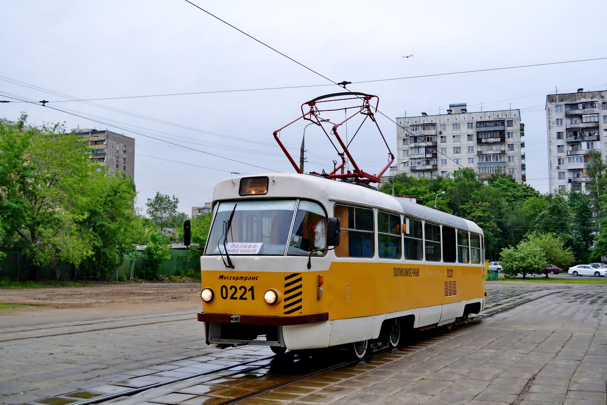 Москва, Tatra T3SU № 0221