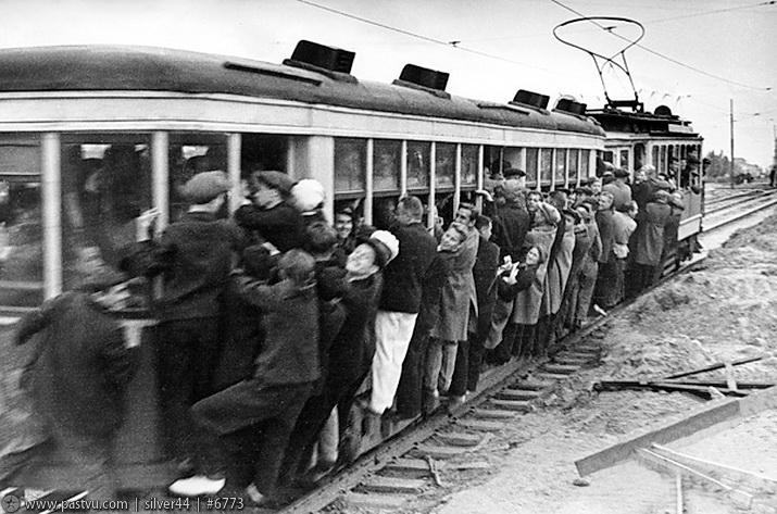 Москва — Исторические фотографии — Трамвай и Троллейбус (1921-1945)