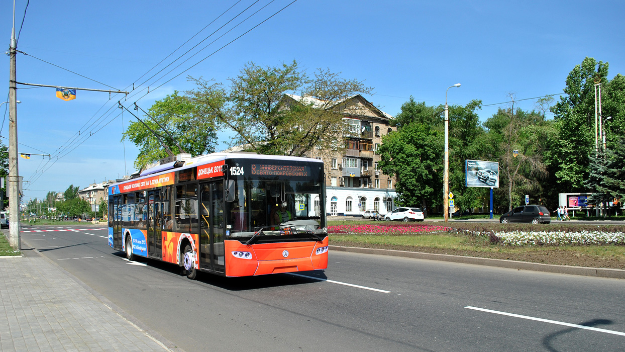 Донецк, ЛАЗ E183A1 № 1524