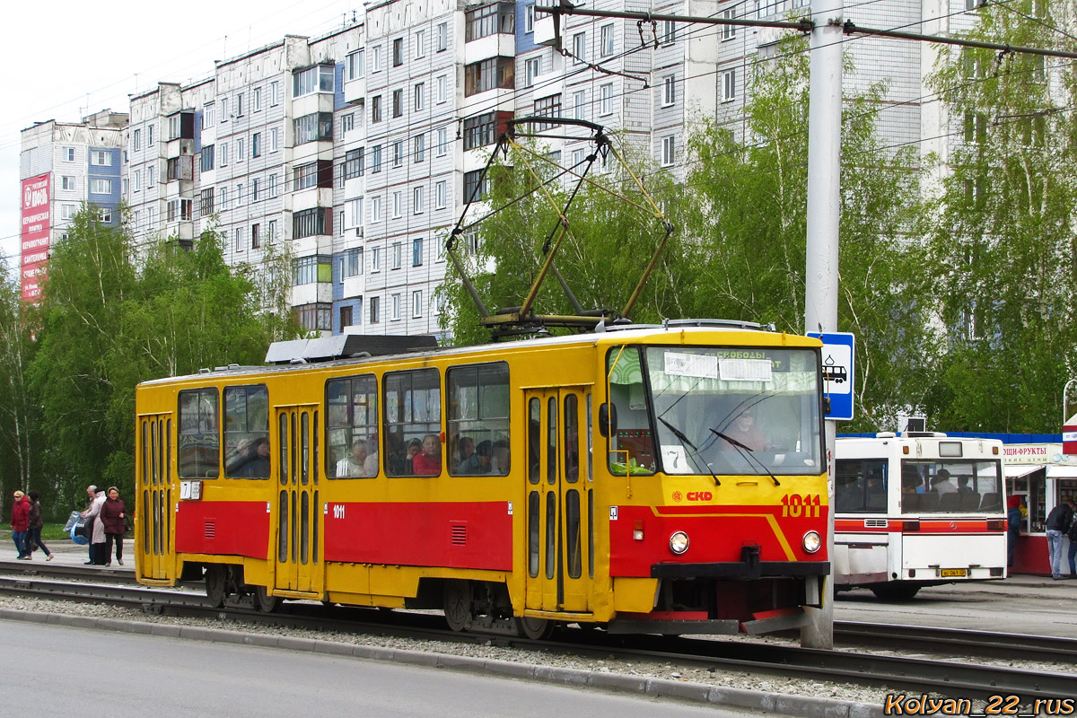 Барнаул, Tatra T6B5SU № 1011