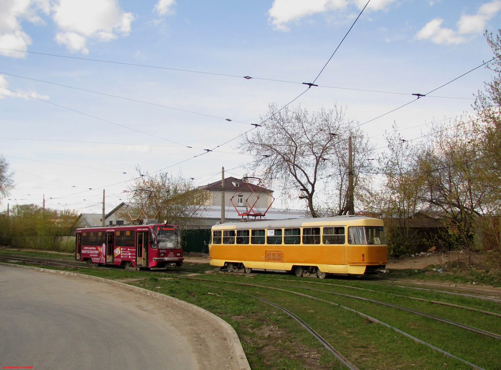Jekaterinburg, 71-405 Nr. 009; Jekaterinburg, Tatra T3SU Nr. 134