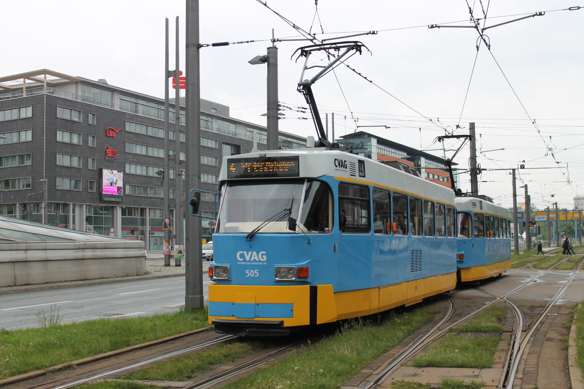 Chemnitz, Tatra T3DM Br. 505 Chemnitz, Tatra T3DM Br. 505