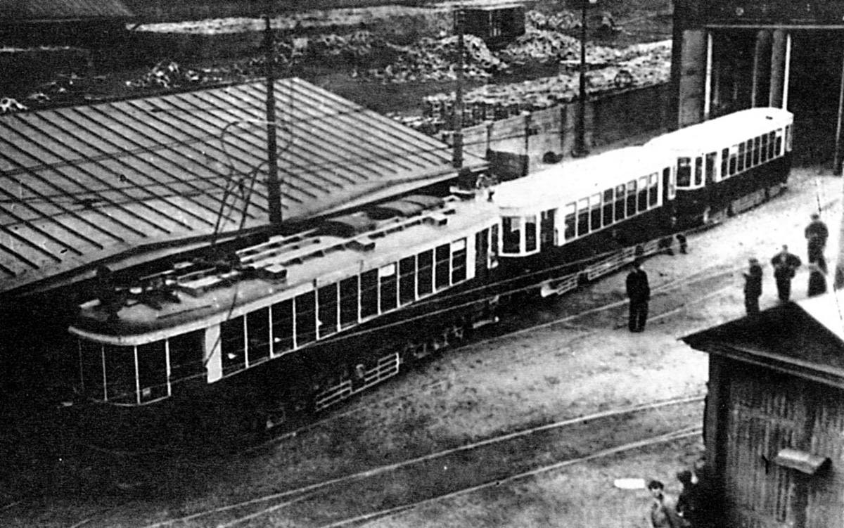 Moskau — Historical photos — Tramway and Trolleybus (1921-1945); Moskau — Historical photos — Tramway Depots (1898-1945)