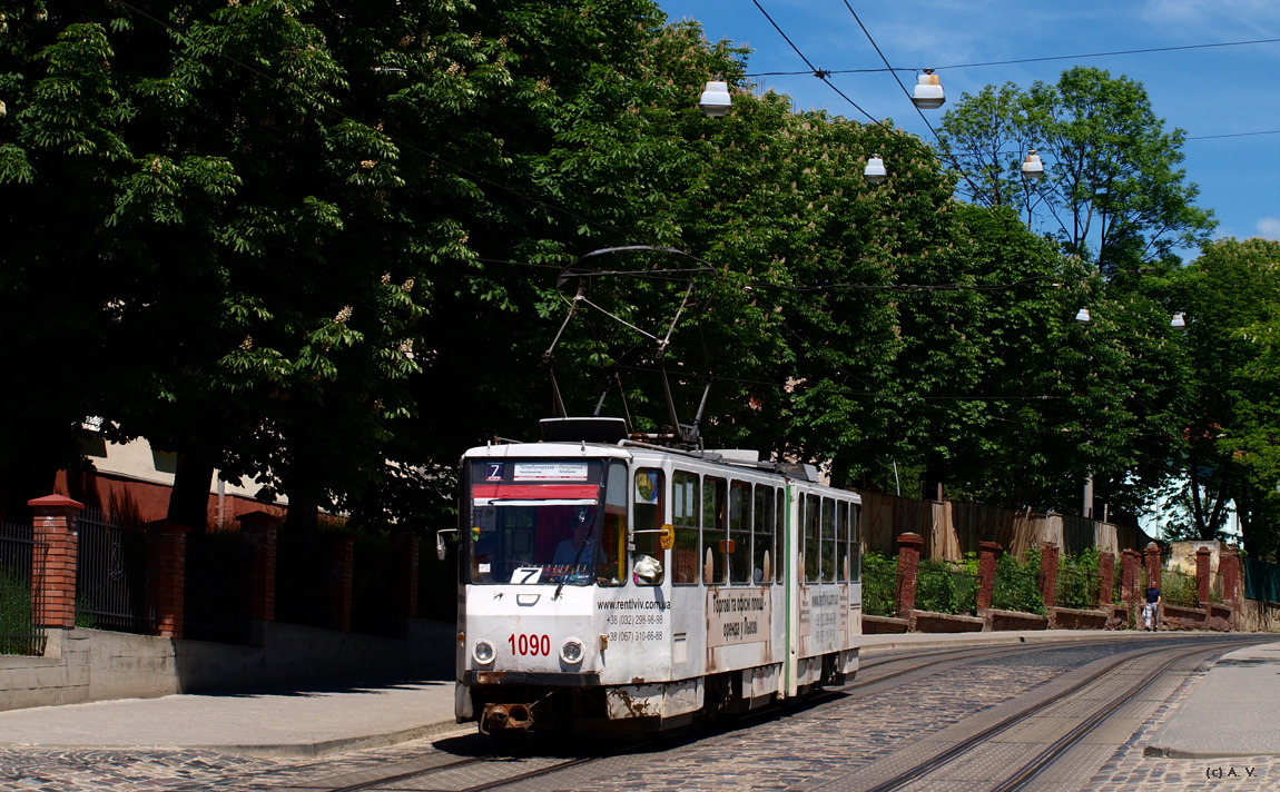 Львоў, Tatra KT4SU № 1090 Львоў, Tatra KT4SU № 1090
