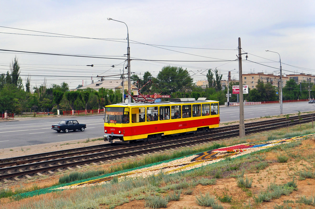 Волгоград, Tatra T6B5SU № 2851