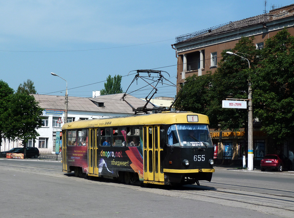 Каменское, Tatra T3SU № 655