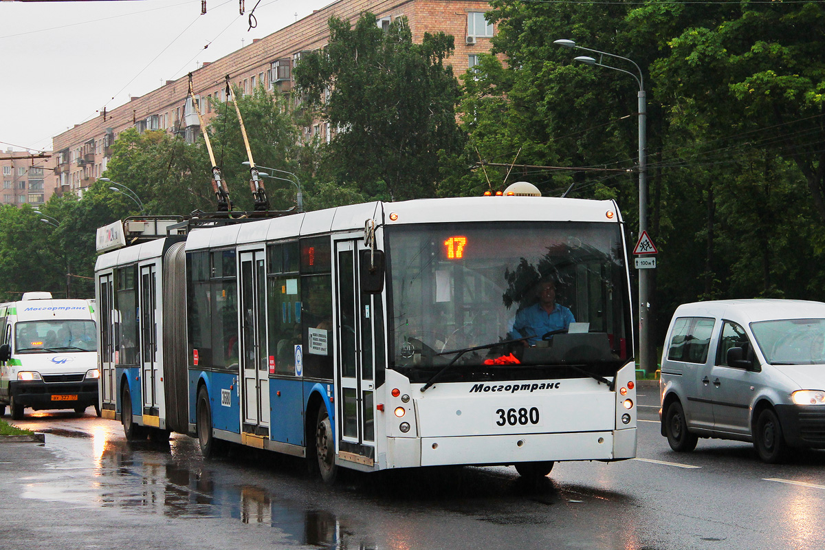 Москва, Тролза-6206.01 «Мегаполис» № 3680