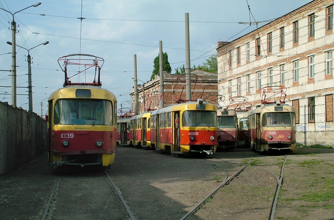 Одесса, Tatra T3SU (двухдверная) № 1039; Одесса, Tatra T3SU № 4080; Одесса, Tatra T3SU № 3290; Одесса, Tatra T3SU № 3286