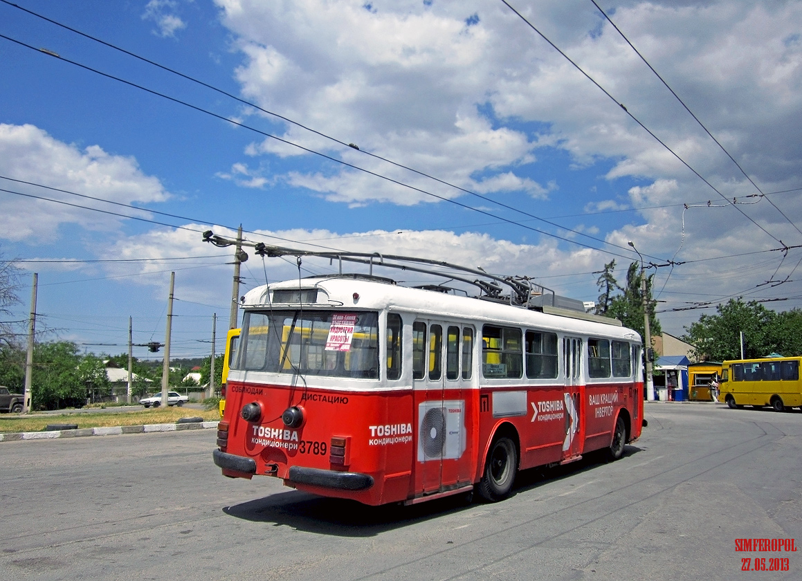 Крымский троллейбус, Škoda 9TrH29 № 3789