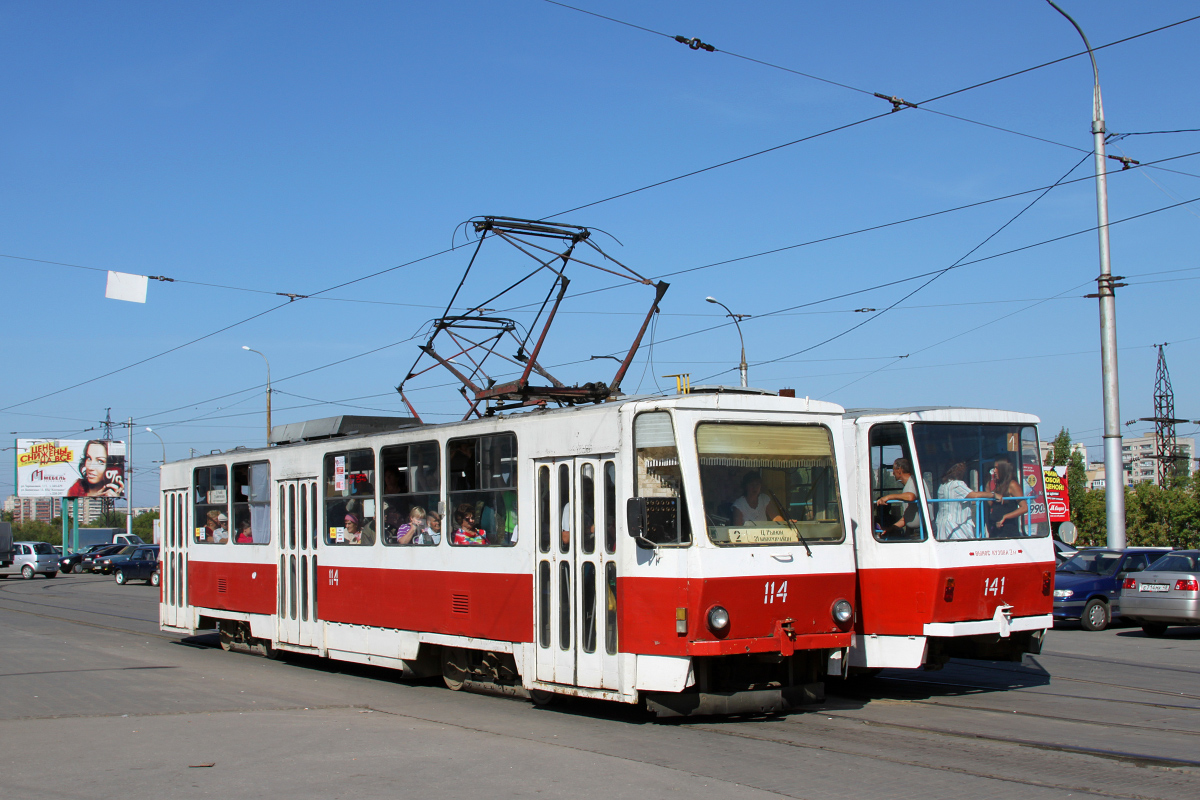 Липецк, Tatra T6B5SU № 114