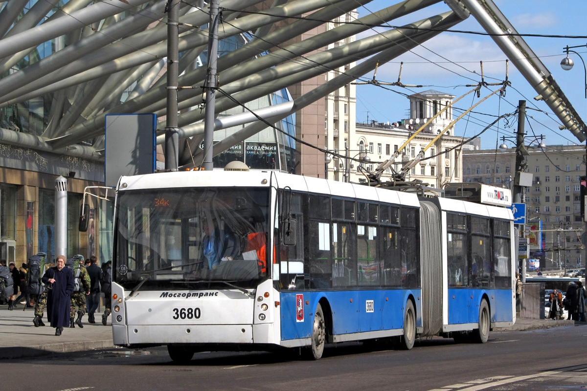 Москва, Тролза-6206.01 «Мегаполис» № 3680