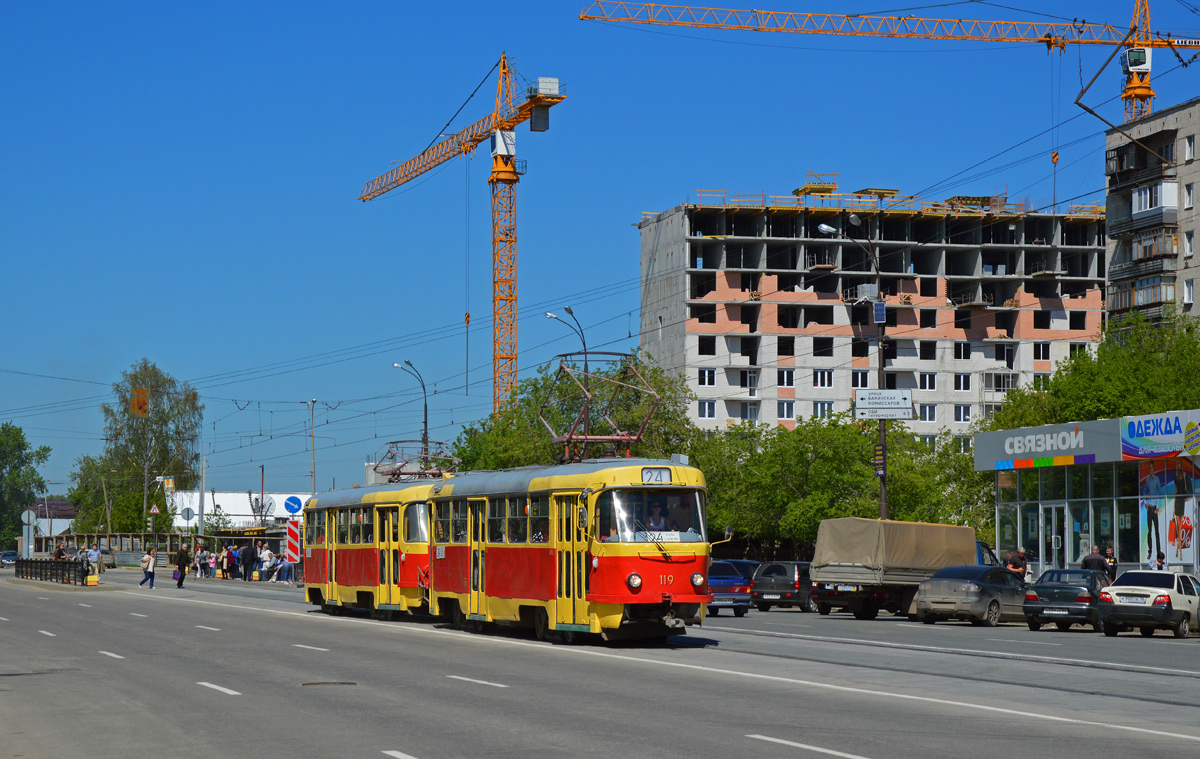 Екатеринбург, Tatra T3SU (двухдверная) № 119