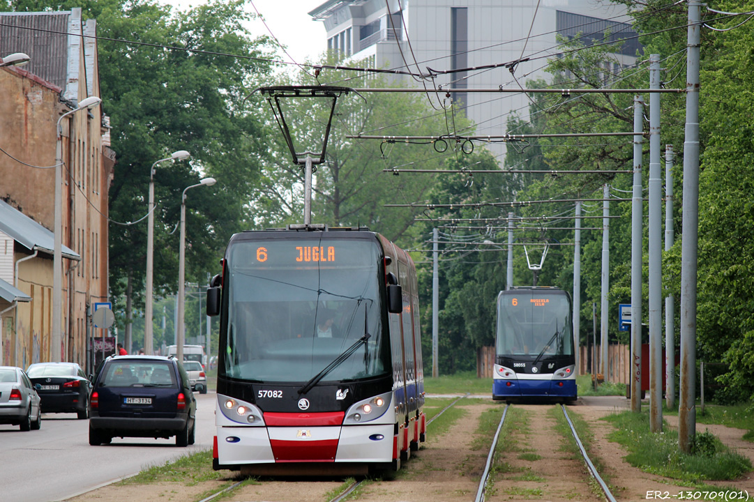 Рига, Škoda 15T ForCity Alfa Riga № 57082