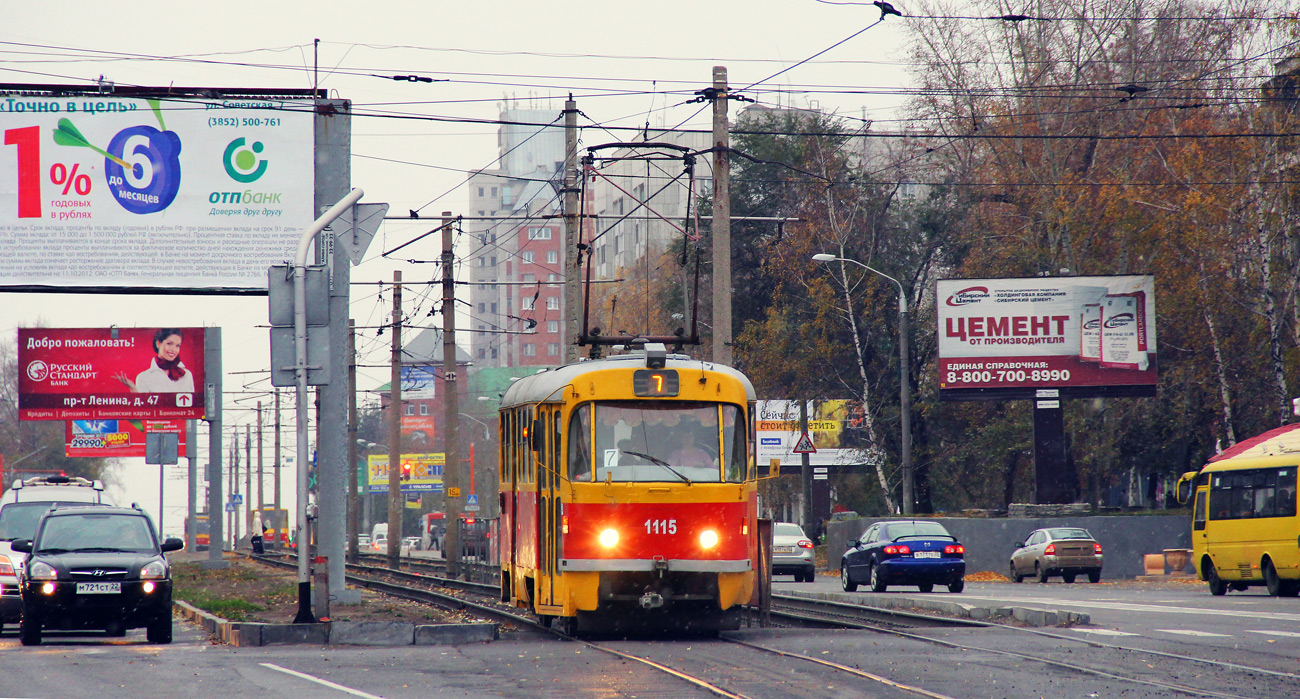 Barnaul, Tatra T3SU № 1115