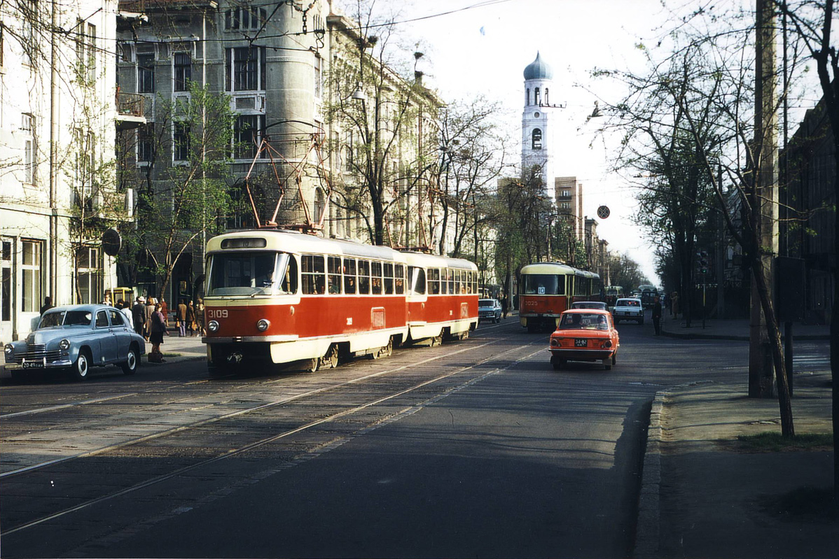 Odessa, Tatra T3SU (2-door) # 3109; Odessa, Tatra T3SU (2-door) # 3025