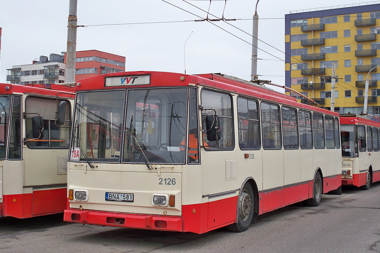 Вильнюс, Škoda 14Tr11/6 № 2126