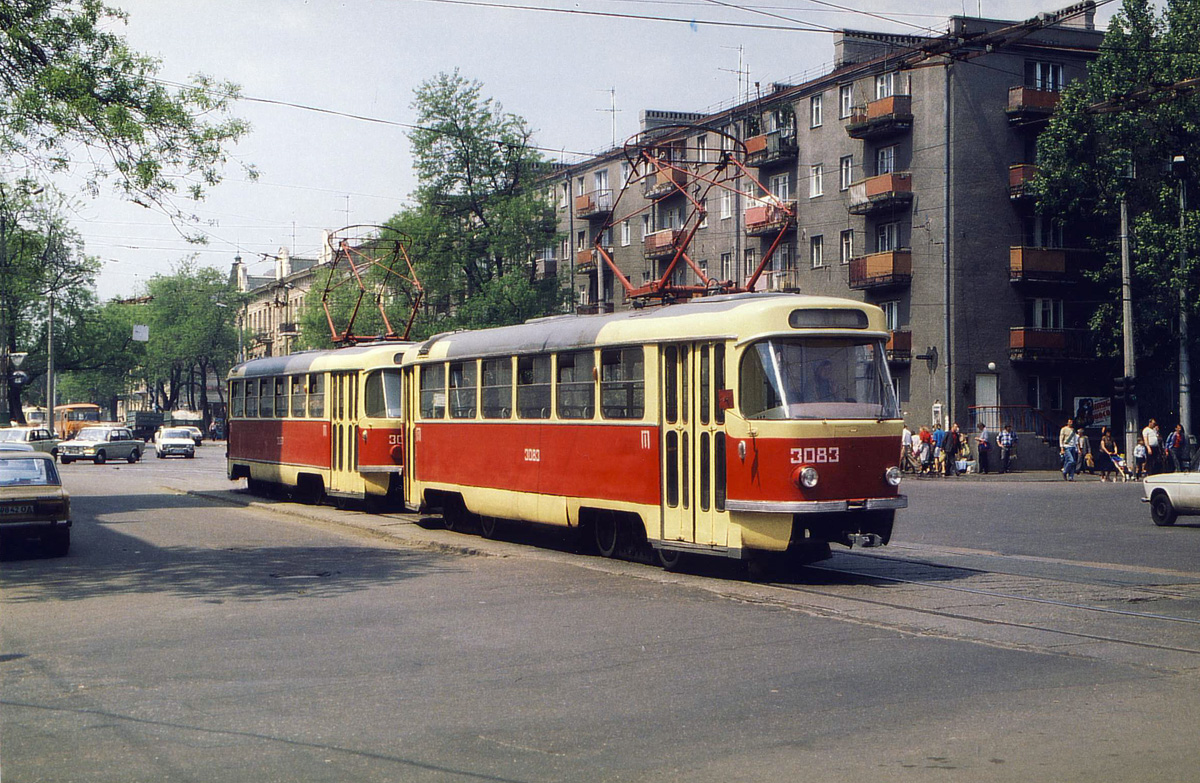 Одесса, Tatra T3SU (двухдверная) № 3083