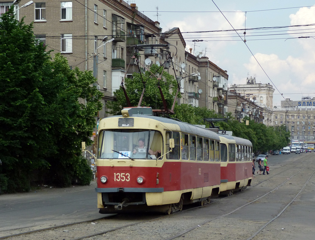 Днепр, Tatra T3SU № 1353